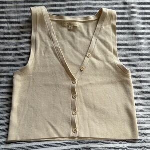 Pacsun Cream Tank Vest